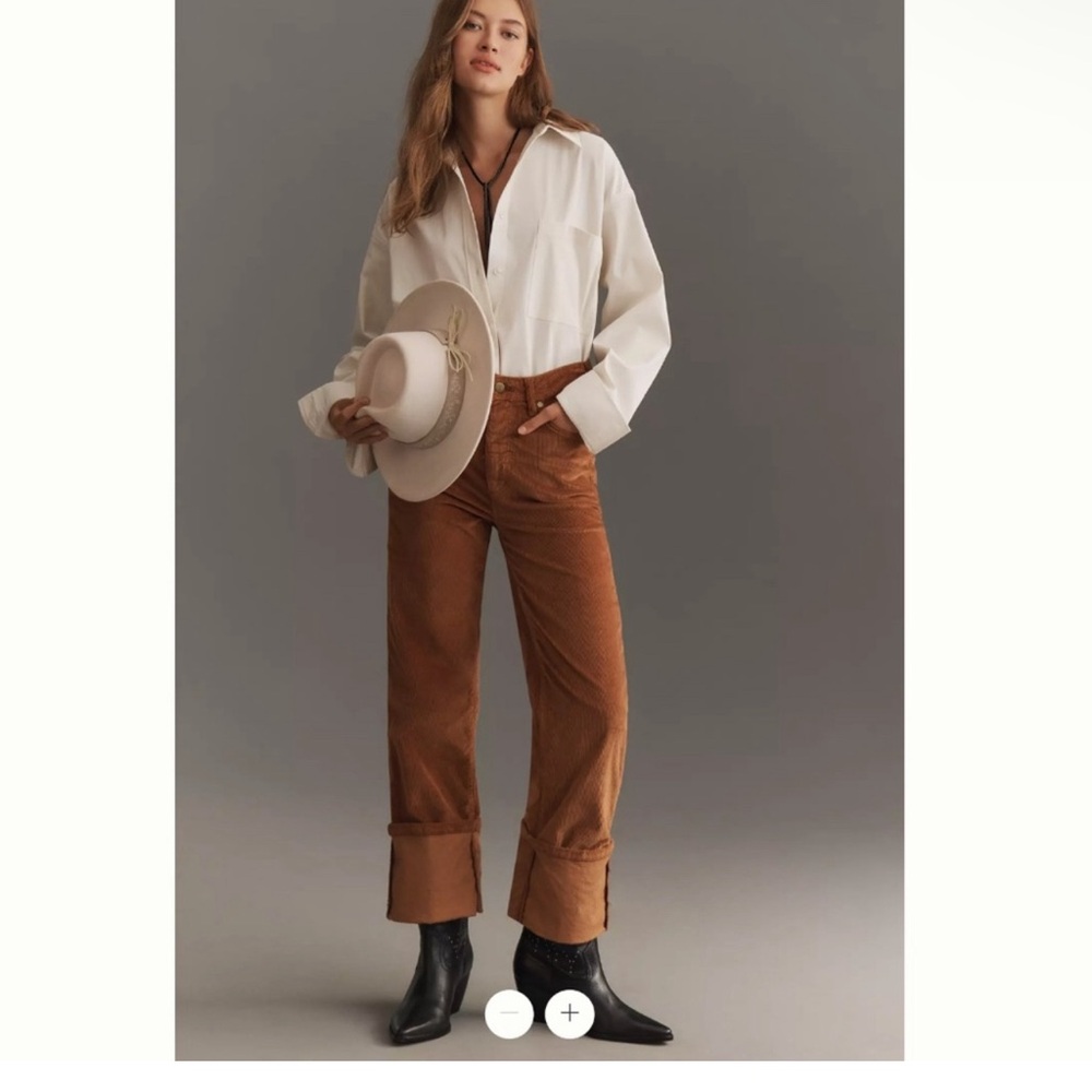 Pilcro brown corduroy pants